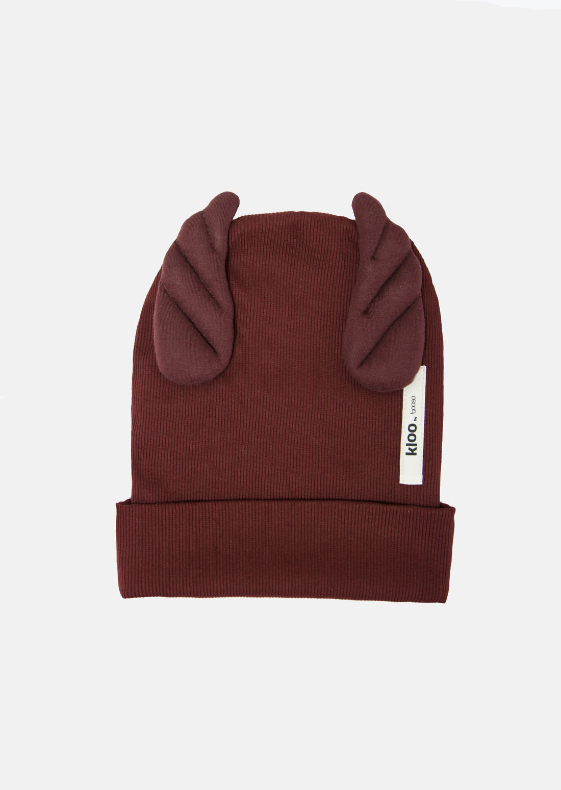 czapka dziecięca- RIBBING BEANIE WINGS double burgund