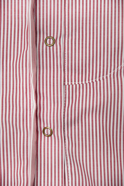 koszula dziecięca- STRIPED SHIRT red/white