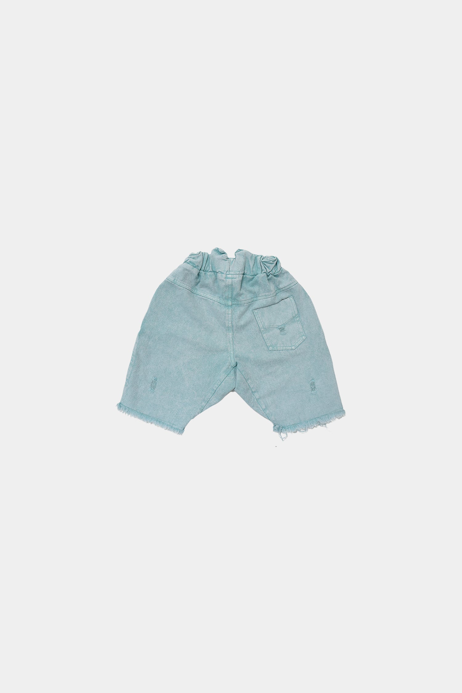 szorty dziecięce - JEANS MINT SHORTS