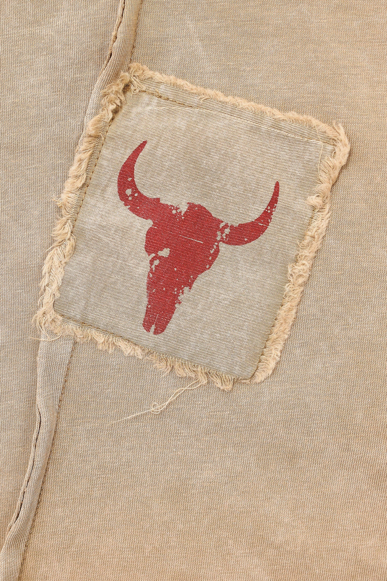 koszulka dziecięca- BISON TEE beige/red
