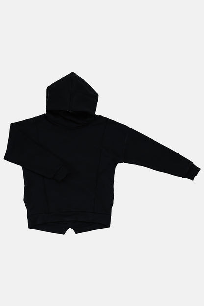 bluza dziecięca- BLACK SIMPLE HOODIE black