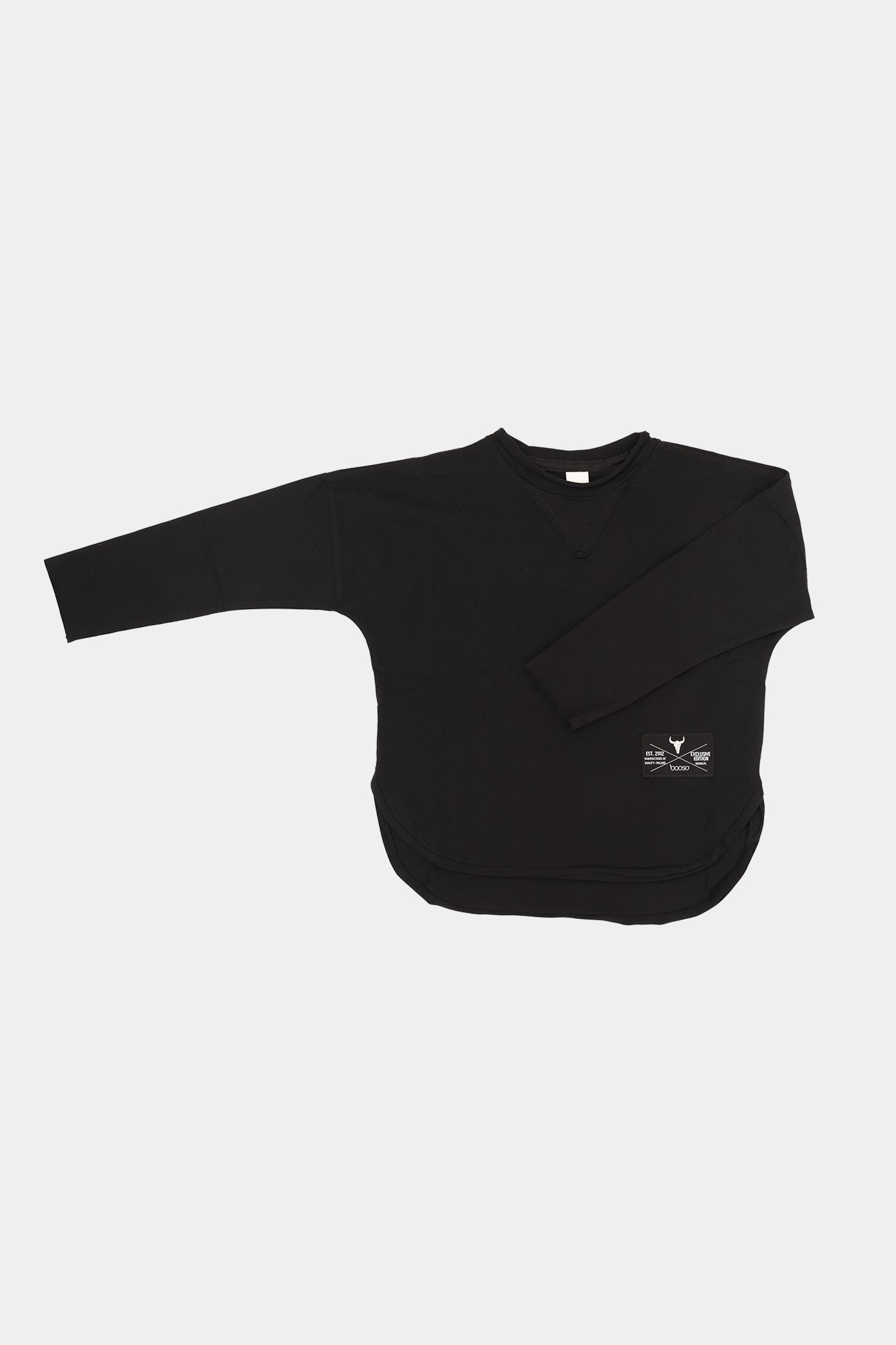 koszulka dziecięca- BASIC BOOSO LONGSLEEVE black