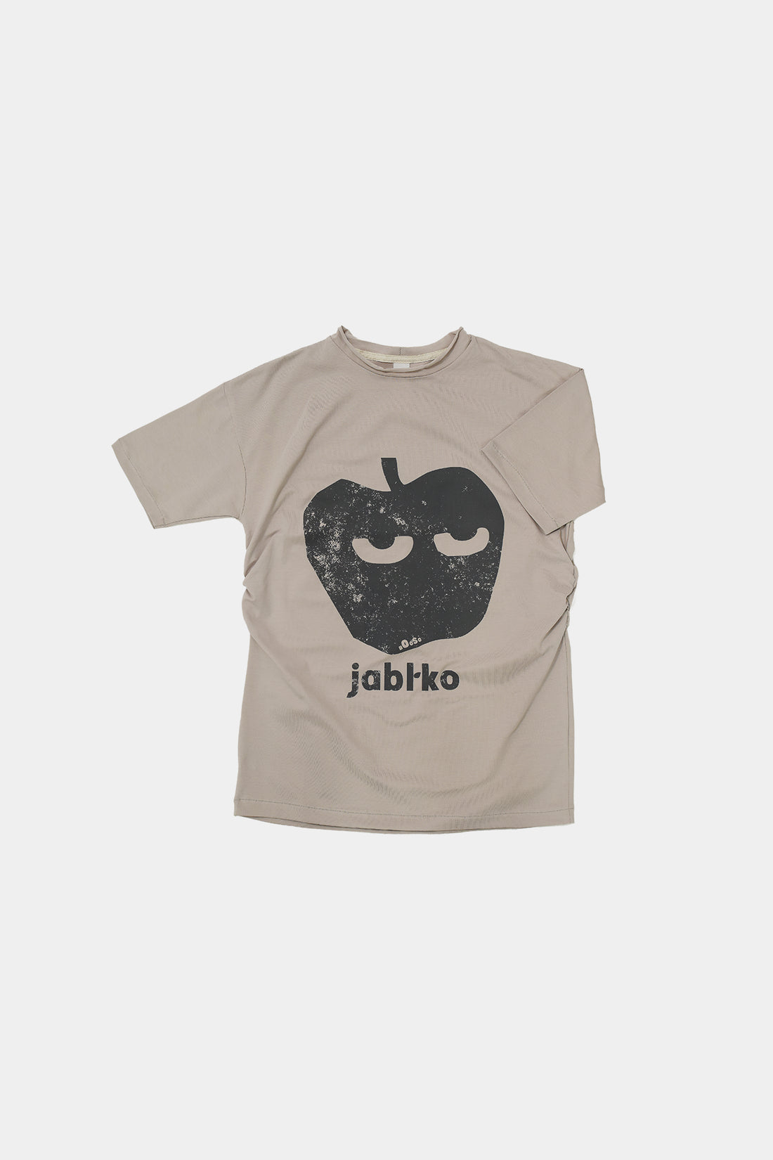 sukienka dziecięca- APPLE DRESS beige/graphite