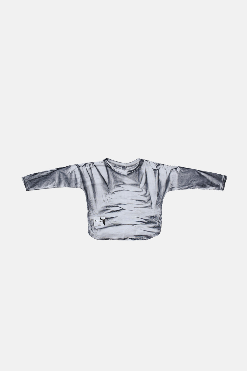 koszulka dziecięca- CLASSIC LONG gray tiedye